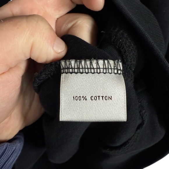 Peter Millar Men’s Interlock Quarter Zip Embroidered Sweater Black/Blue Large - Picture 6 of 9